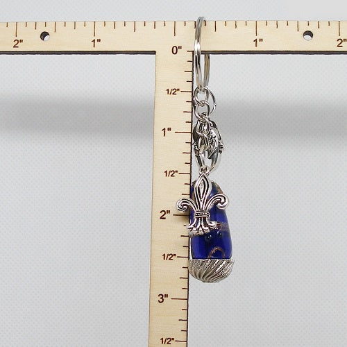 Blue Baubles Keychain