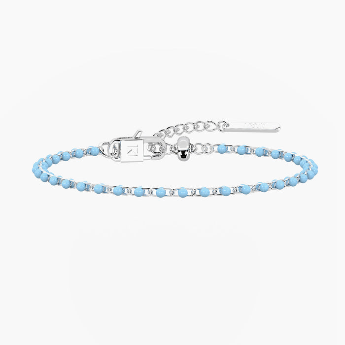 Bracciale componibile azzurro