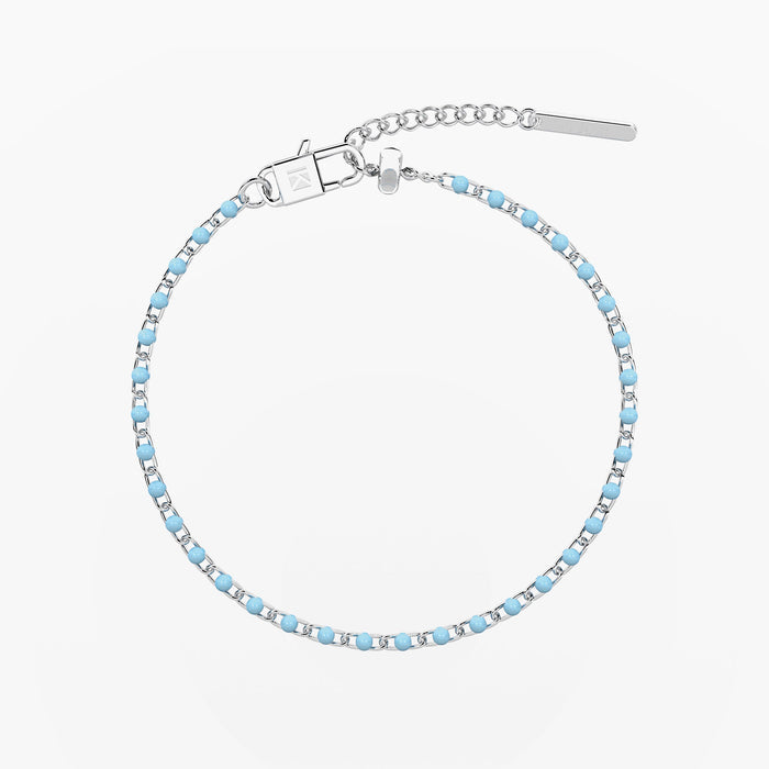 Bracciale componibile azzurro