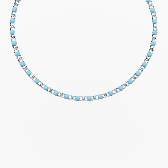 Bracciale componibile azzurro