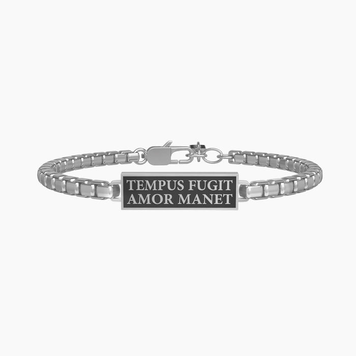 Bracciale da uomo con catena veneta e scritta