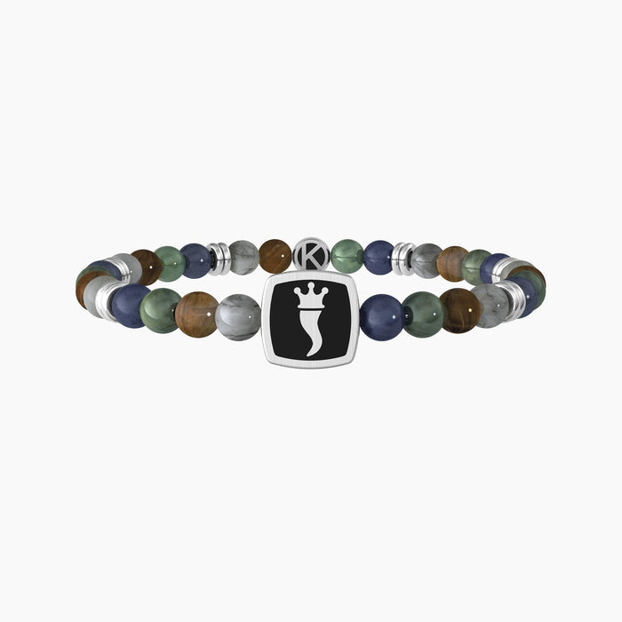 Bracciale da uomo con cornetto portafortuna