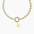 Bracciale dorato DUETTO con ciondolo SOLE