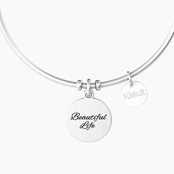 Bracciale rigido con ciondolo albero della vita