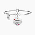 Bracciale rigido con ciondolo Enjoy life
