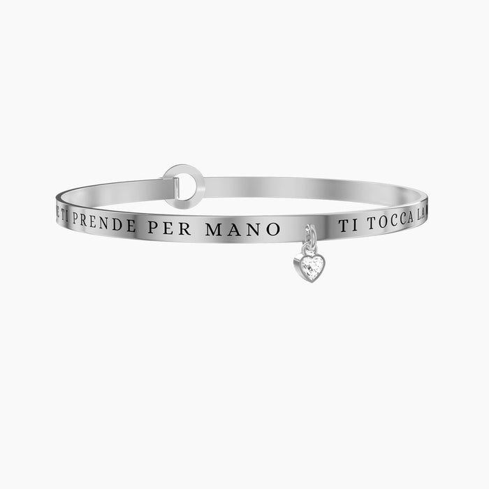 Bracciale rigido con ciondolo Maestra