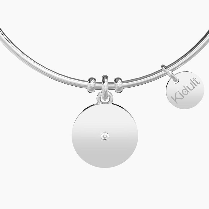 Bracciale rigido con ciondolo per la laurea