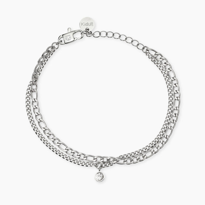 Bracciale con catene e ciondolo