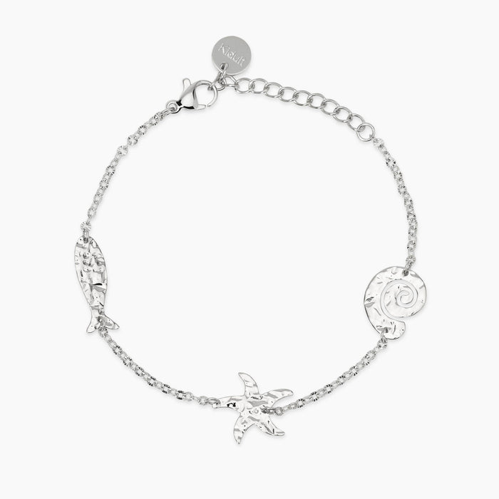 Bracciale con elementi marini