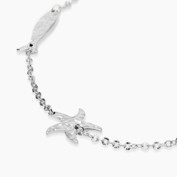 Bracciale con elementi marini