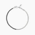 Bracciale con catena veneta e cristalli