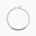 Bracciale con catena veneta e cristalli