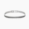 Bracciale con catene venete e tennis