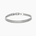 Bracciale con catene venete e tennis