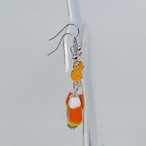 Candy Corn Dangle Earrings