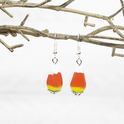 Candy Corn Earrings