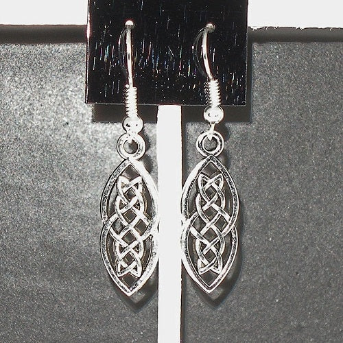 Celtic Knot Dangle Earrings