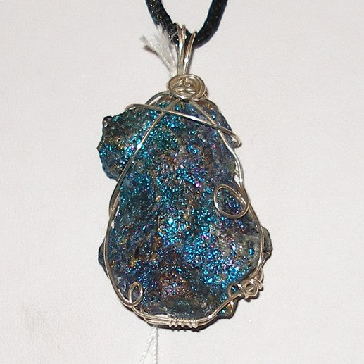 Chalcopyrite/Peacock Ore Pendant