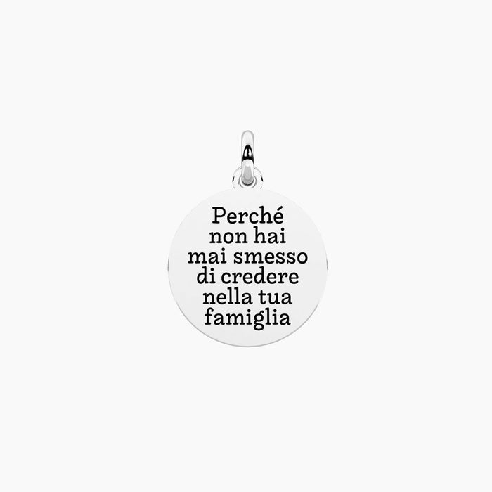 Ciondolo con frase per la mamma