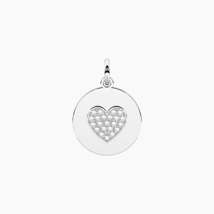 Ciondolo con scritta Super Mom e cuore