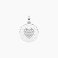 Ciondolo con scritta Super Mom e cuore