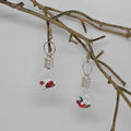 Christmas Bottle Earrings