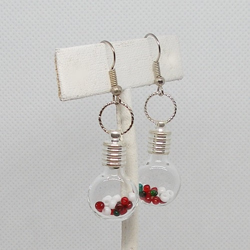 Christmas Bottle Earrings