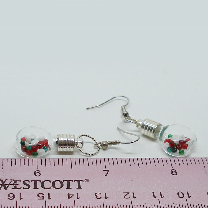 Christmas Bottle Earrings