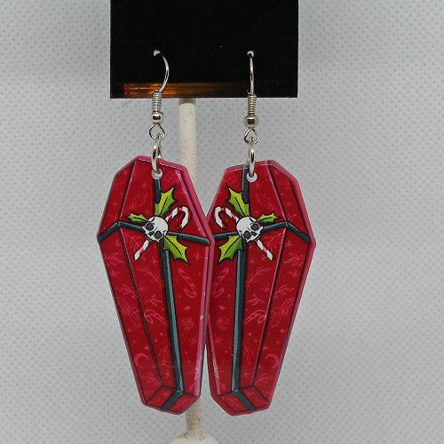 Christmas Casket Earrings