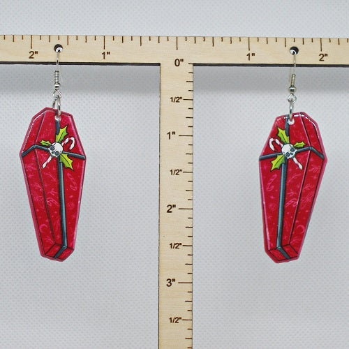 Christmas Casket Earrings