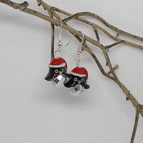 Christmas Penguin Earrings
