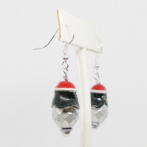 Christmas Penguin Earrings