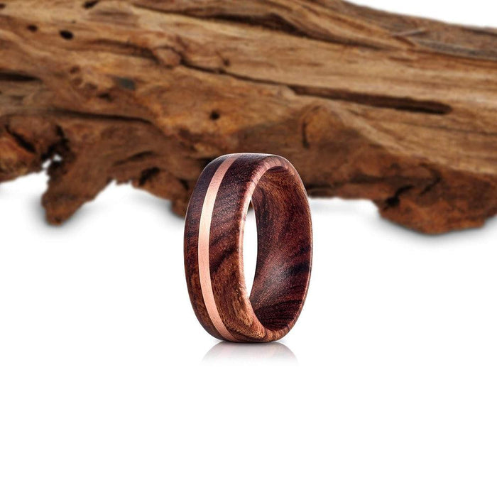 "Circe" Ironwood X Copper Ring-Rings By Lux
