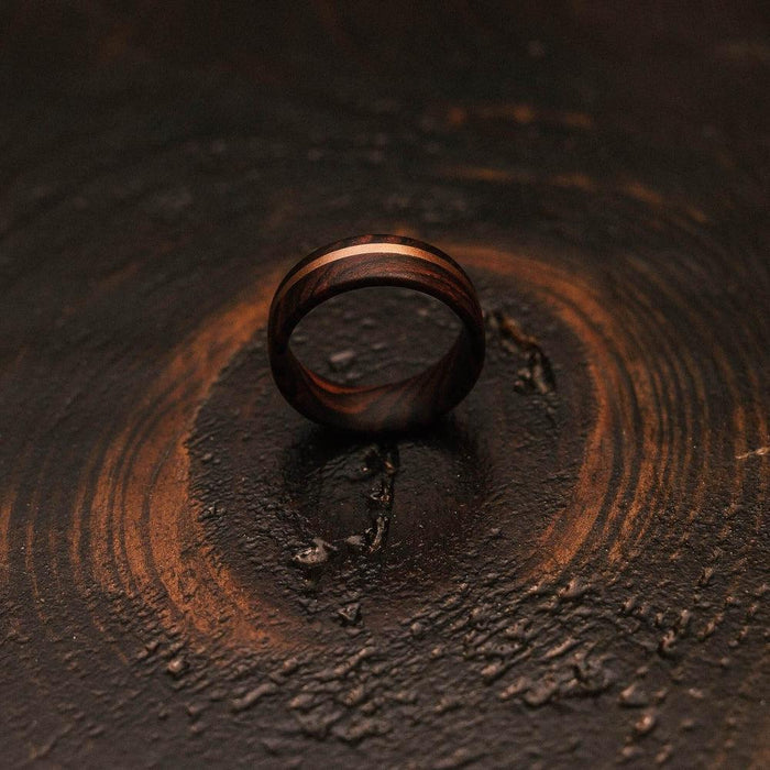 "Circe" Snakewood X Copper Ring-Rings By Lux