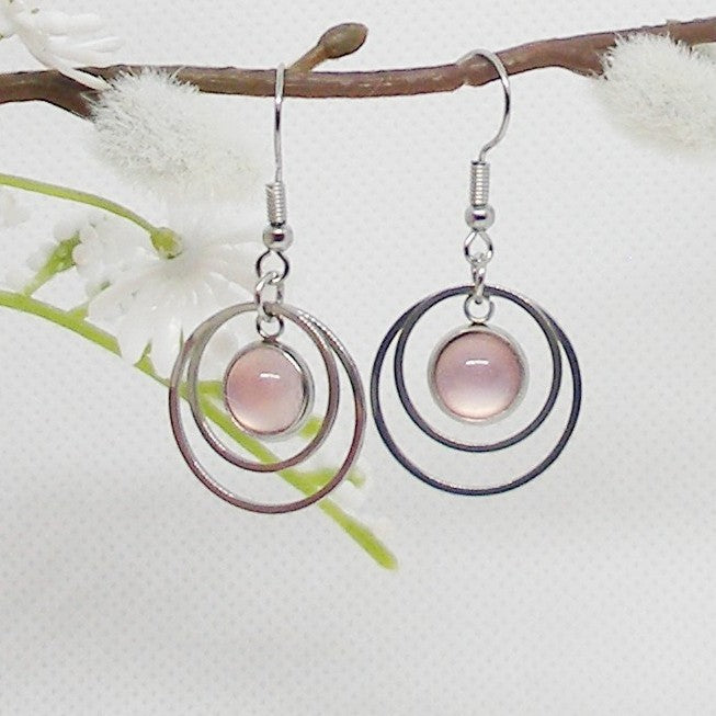 Circle Dangle Earrings