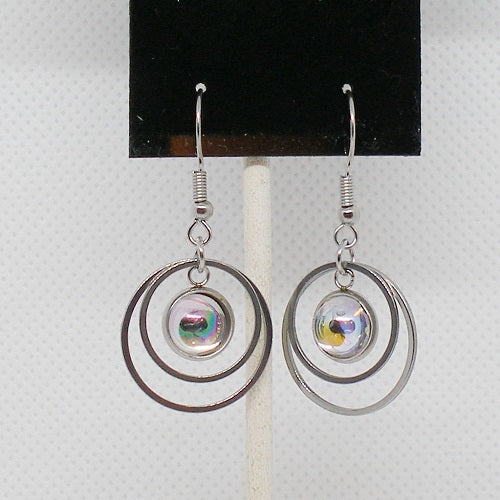 Circle Dangle Earrings