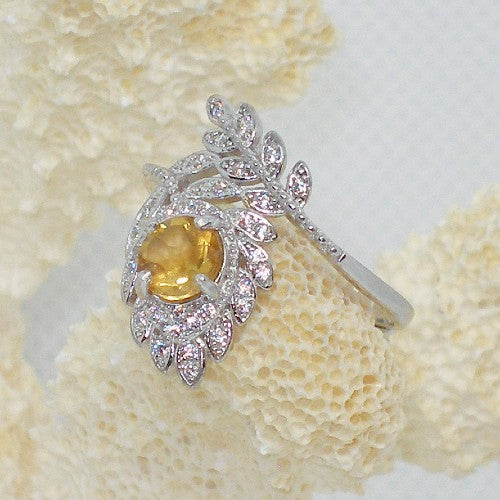 Citrine Cocktail Ring