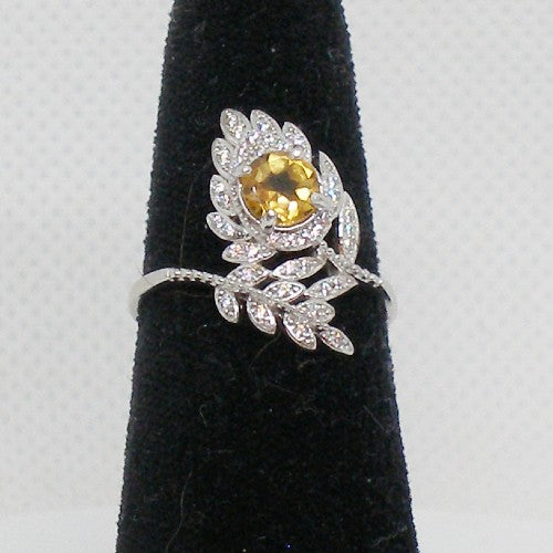 Citrine Cocktail Ring