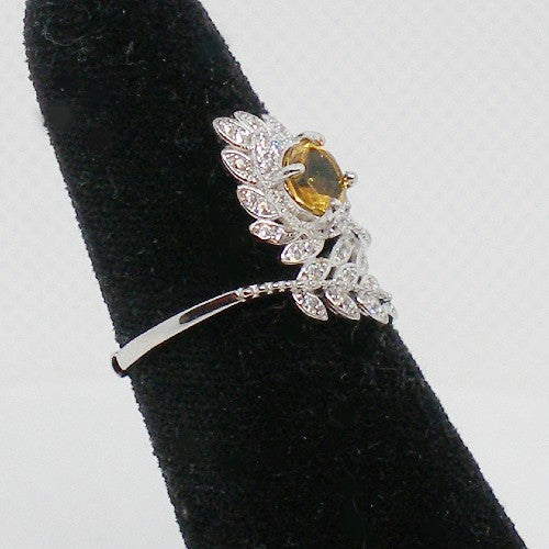 Citrine Cocktail Ring