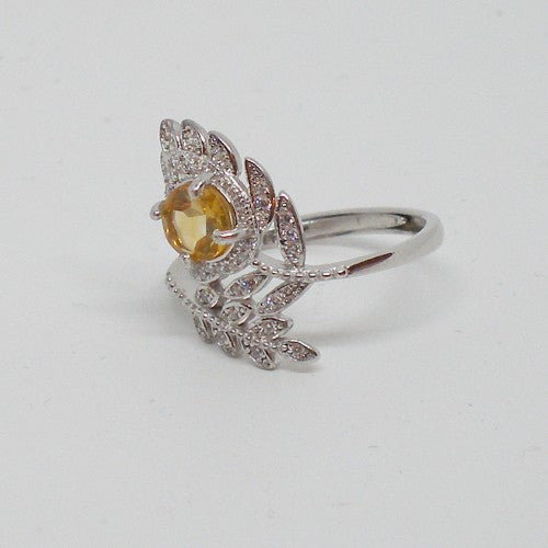 Citrine Cocktail Ring
