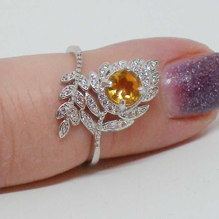 Citrine Cocktail Ring