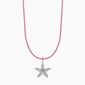 Collana SEÑORITA rubino con ciondolo STARFISH
