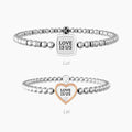 Bracciali di coppia per lui e lei con frase