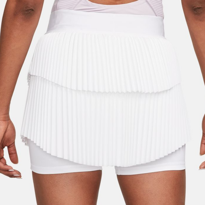 Nike Court Dri-FIT Slam Women Tennis Skirt - White/Black