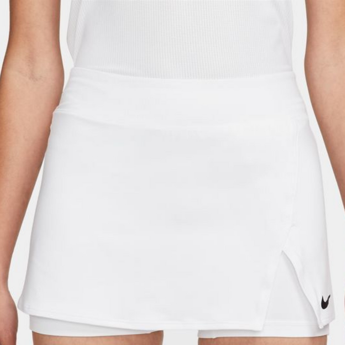 Nike Court Dri-FIT Victory White/Black Women's Flouncy Tennis Skirt
