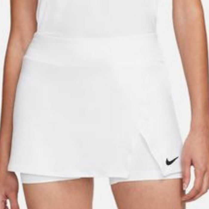 Nike Court Dri-FIT Victory White/Black Women's Flouncy Tennis Skirt