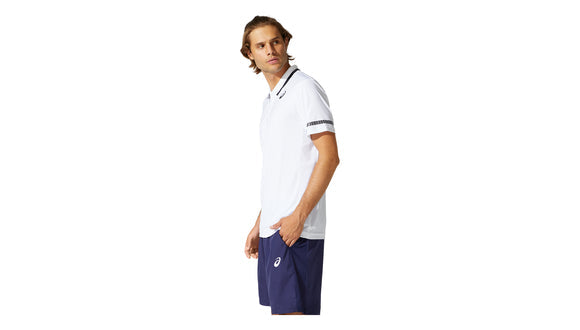 Asics Court Mens Tennis Polo - Brilliant White