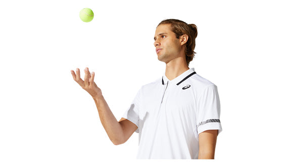 Asics Court Mens Tennis Polo - Brilliant White