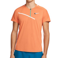 Nike Court Slam Mens Tennis Polo - Hot Curry/White