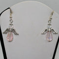 Crystal Angel Dangle Earrings